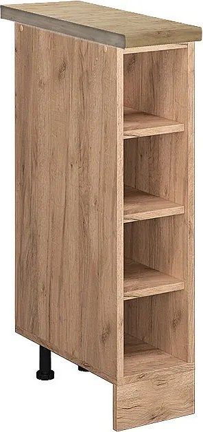 Półka kuchenna złoty dąb energetyczny 20x60x81.6 r-line