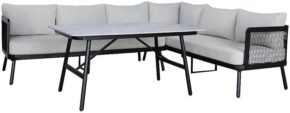 Narożnik aluminiowy dla 6 osób HERMES