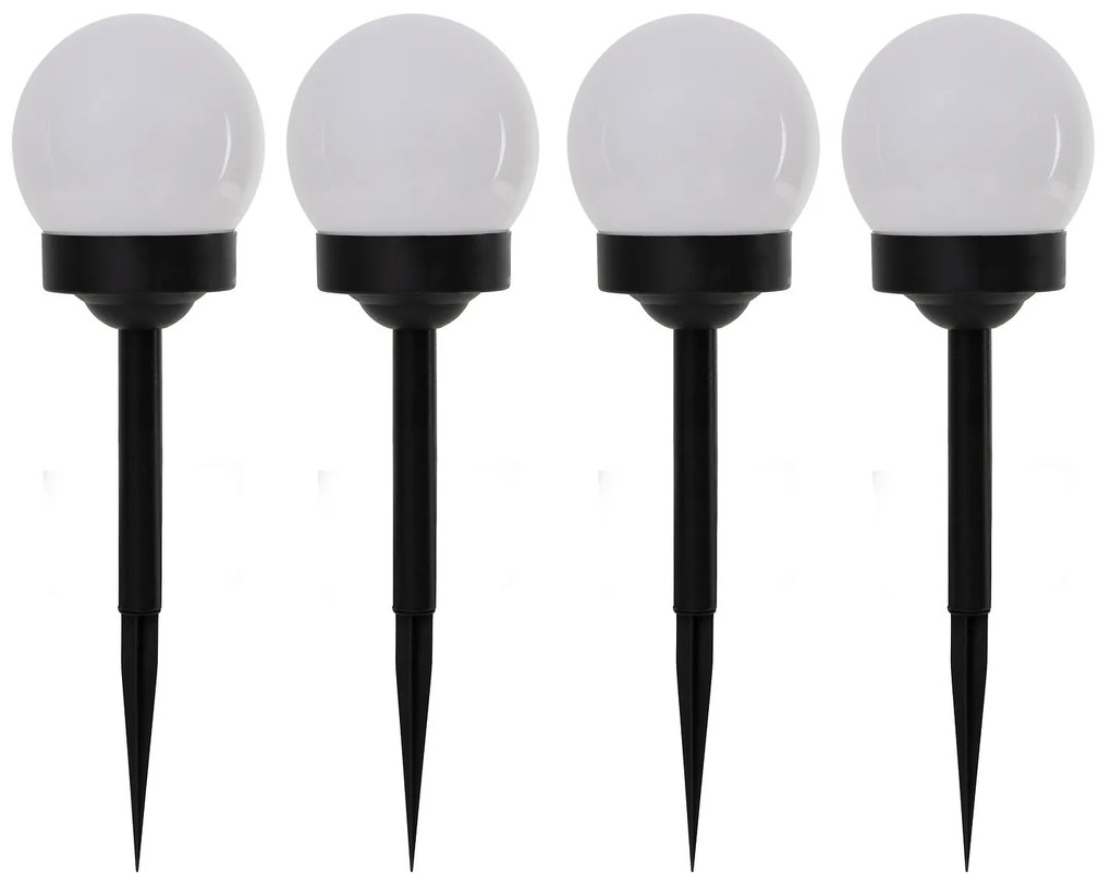 Lampy solarne ogrodowe, 4 szt.