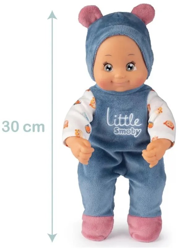 Smoby little chodzik pchacz 3w1 wózek dla dzieci + lalka bobas