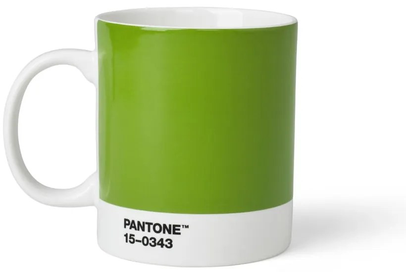 Zielony ceramiczny kubek 375 ml Green 15-0343 – Pantone