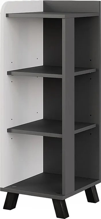 Szafka Midi antracyt/biały 30x35x90 karen