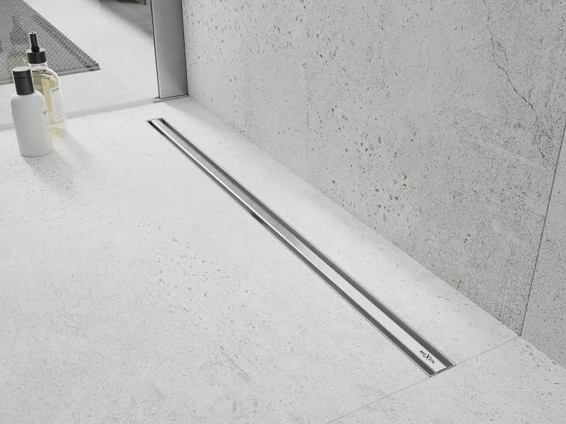 Mexen Flat 360° Slim odpływ liniowy obrotowy 90 cm, inox - 1041090