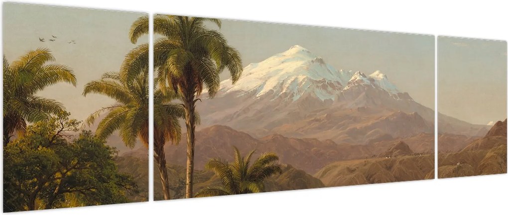 Obraz - Frederic Edwin Church, Tamaca Palms, reprodukcje (170x50 cm)
