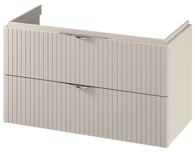 Cersanit S1015-013 - Wisząca szafka łazienkowa pod umywalkę TIRSO 100x45 cm beżowa