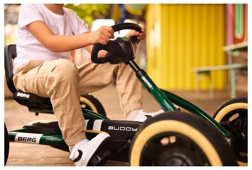 Berg gokart na pedały buddy retro green do 50 kg