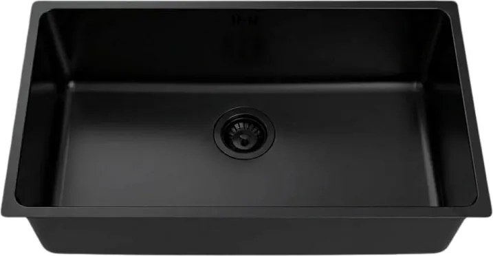 Inoxa zlewozmywak 1 komora 76x44 ze stali nierdzewnej czarny - Essebagno