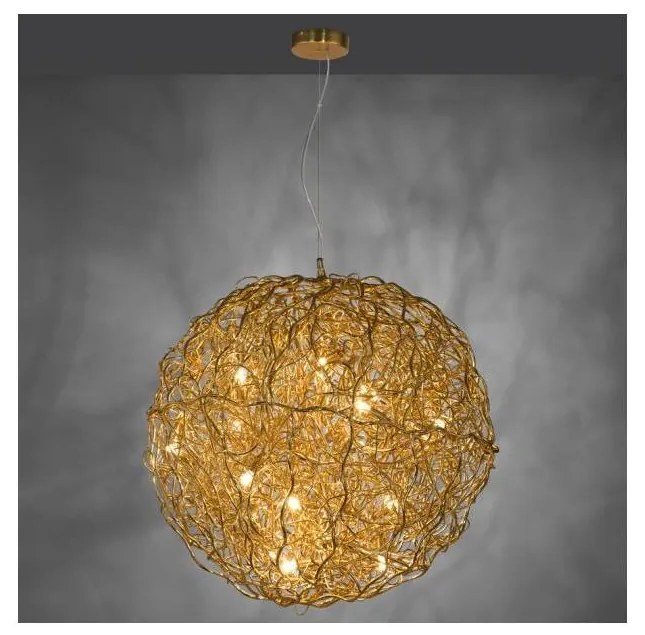 Paul Neuhaus 2019-12 - Żyrandol na lince SAREA 15xG9/40W/230V złoty