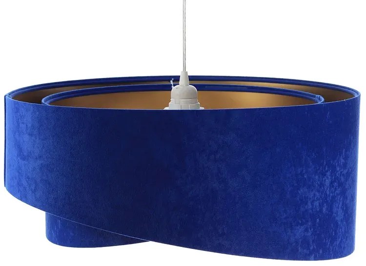 Niebiesko-złota lampa wisząca glamour - 5X EX989 W1-L71