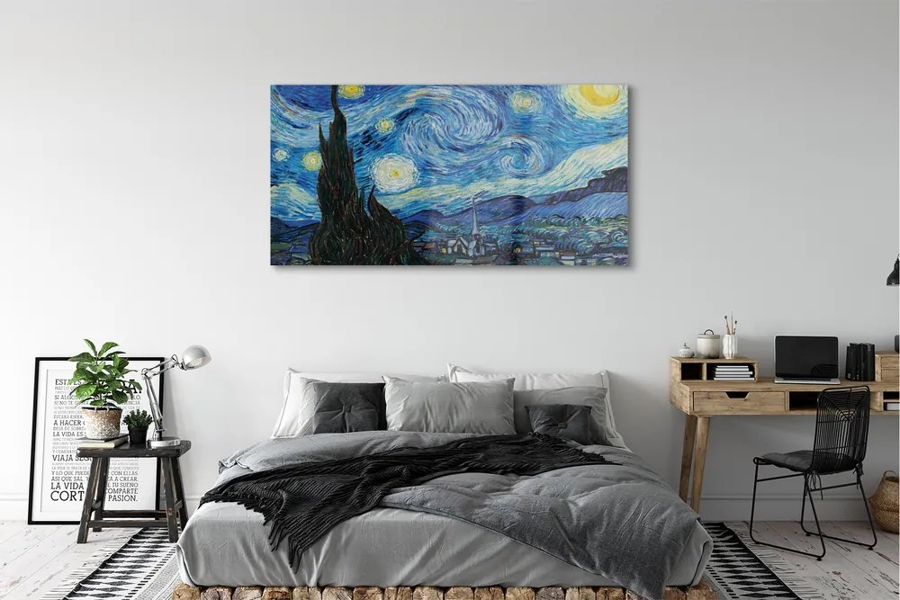 Obraz akrylowy Gwiaździsta noc - Vincent van Gogh