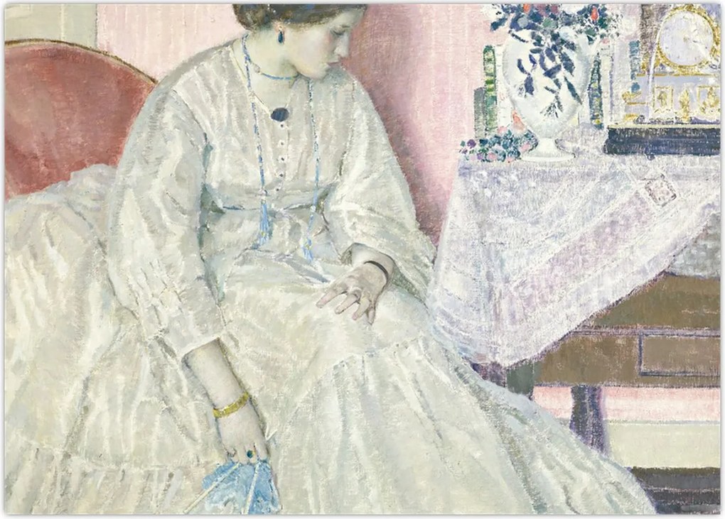 Obraz na szkle - Frederick Carl Frieseke, Memories, reprodukcje (70x50 cm)