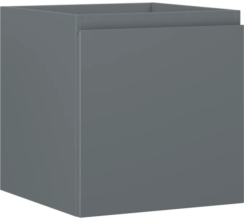 Mexen Orio szafka łazienkowa podumywalkowa 45 cm, 1 szuflada, grafit mat - 91A10-04547-1-BF66
