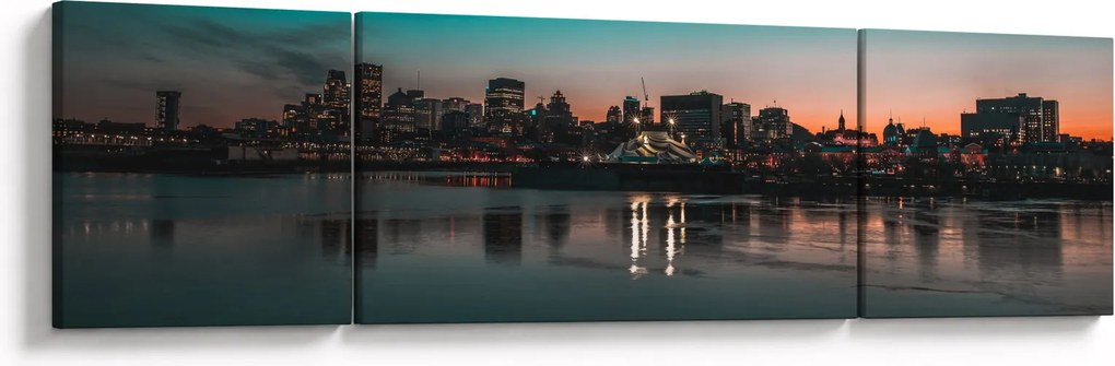 Obraz dużego miasta (170x50 cm)