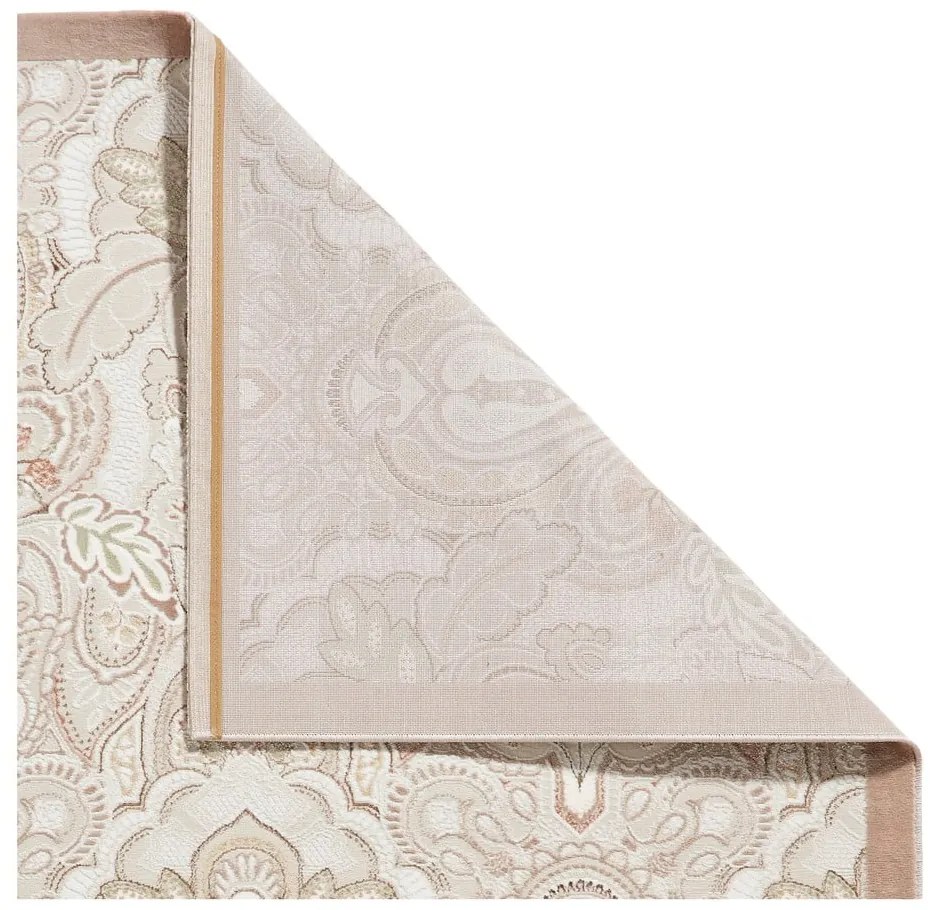 Kremowy dywan 200x290 cm Damask Bronze – Think Rugs