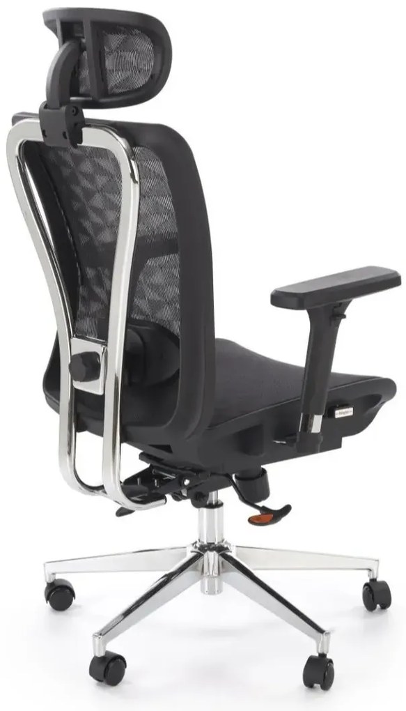 Fotel biurowy VIXEN czarny ergonomiczny HALMAR