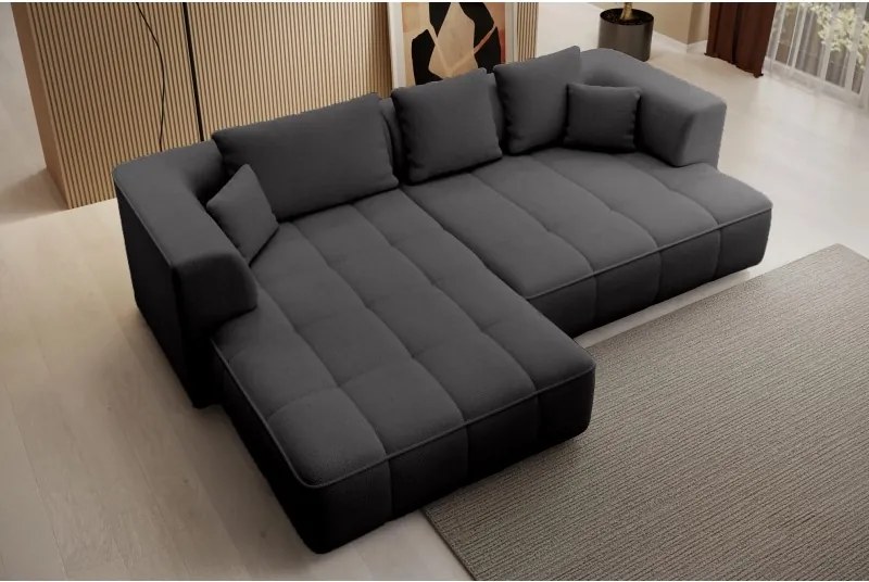 Narożnik ALBIO S z elektryczną regulacją siedziska funkcja spania WERSAL