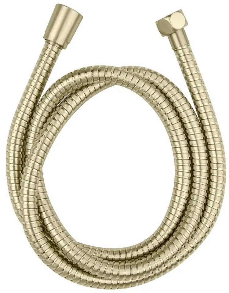 Wąż prysznicowy ze stali nierdzewnej w kolorze matowego złota 150 cm Brass – Wenko