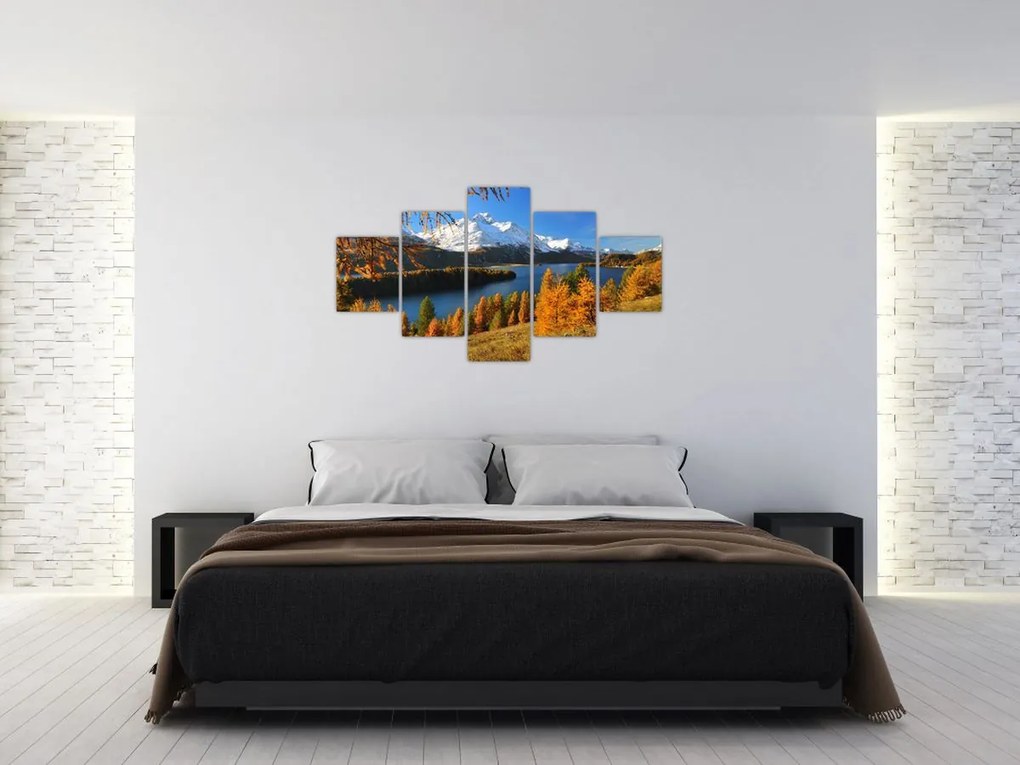 Obraz - Jesień w Alpach (125x70 cm)