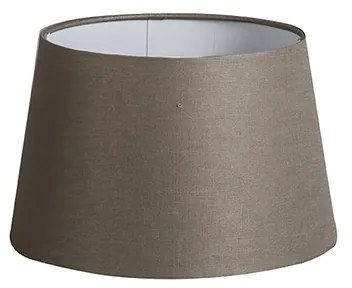 Abażur z lnu taupe 25/16