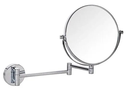 Lusterko kosmetyczne 23x28 cm srebrne