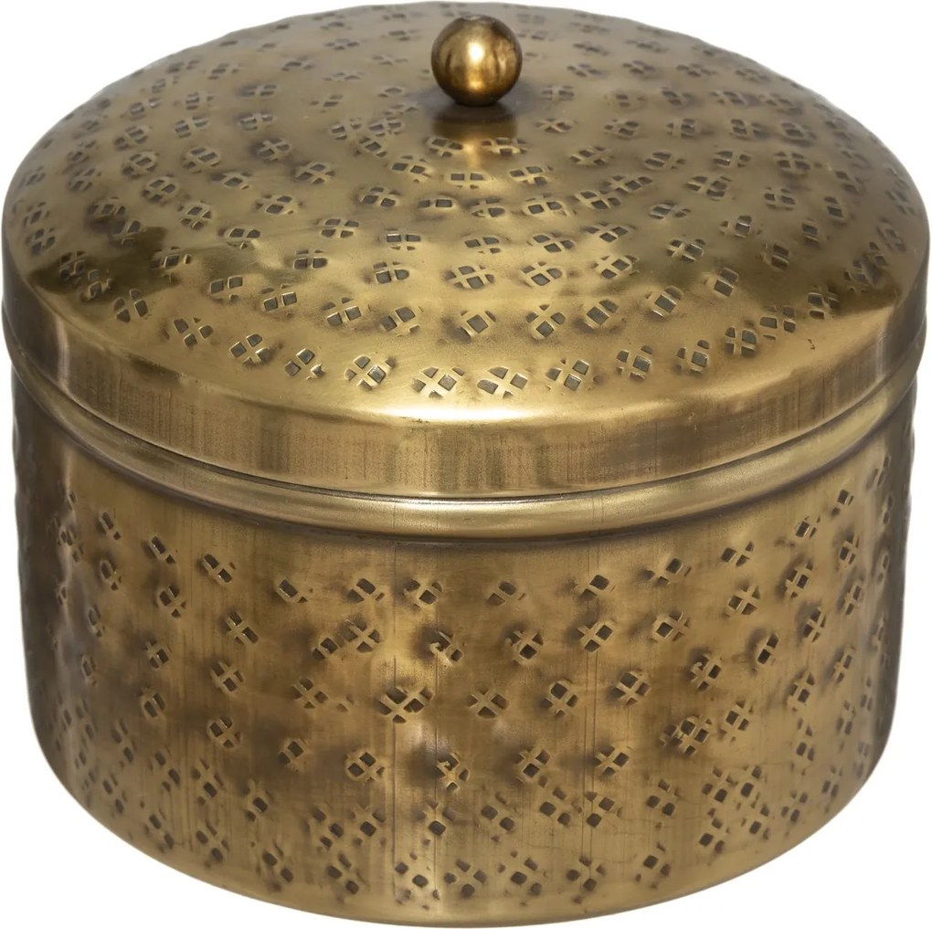 Szkatułki na biżuterię OASIS, 2 sztuki, metalowe