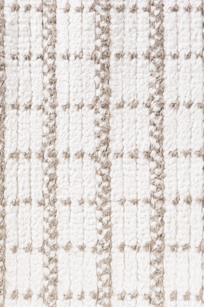 Dywan nowoczesny Jacky Kratka kremowo-beżowy 120 cm x 160 cm