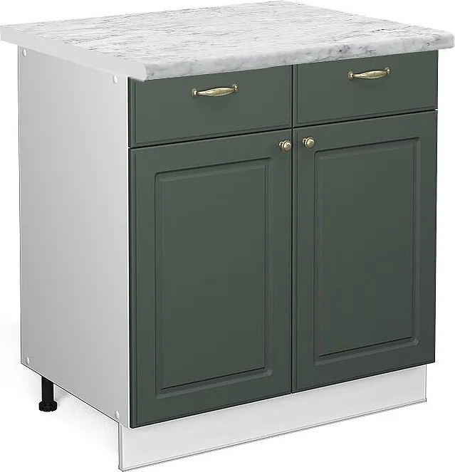 Szafka dolna do kuchni green gold country 80x60x82 fame-line