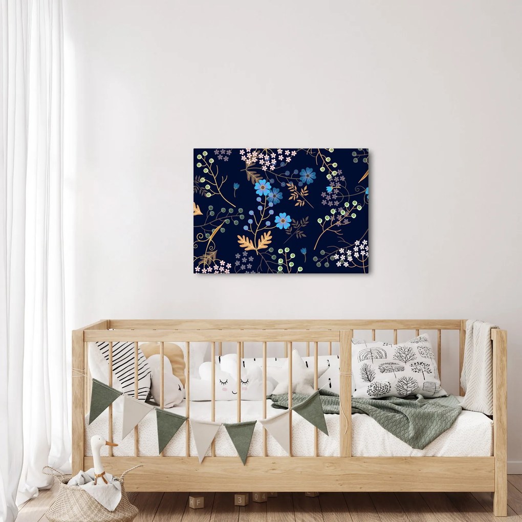 Obraz - Jesienne kwiaty (70x50 cm)
