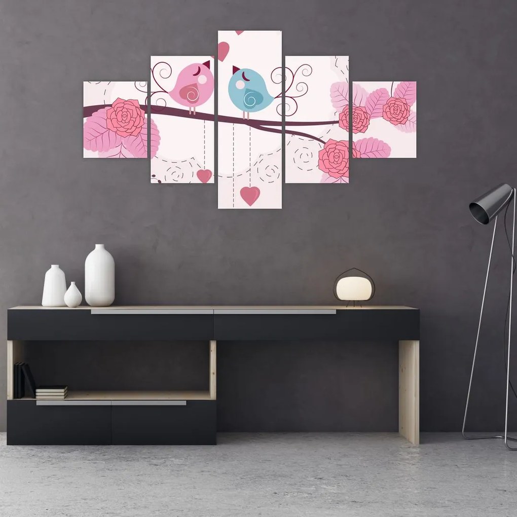 Obraz - Czas miłości (125x70 cm)