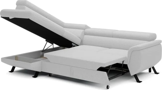 Narożnik RAVEN L z funkcją spania WERSAL