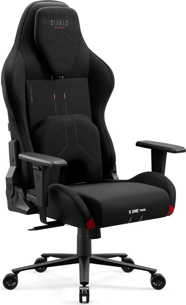 Fotel gamingowy materiałowy Diablo X-One Prime Normal Size, Burned Black