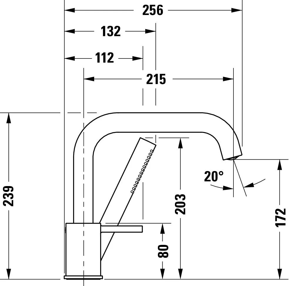 3-otworowa bateria wannowa Duravit CircleChrom - AirPlus - EasyClean - 2 tryby wylewki