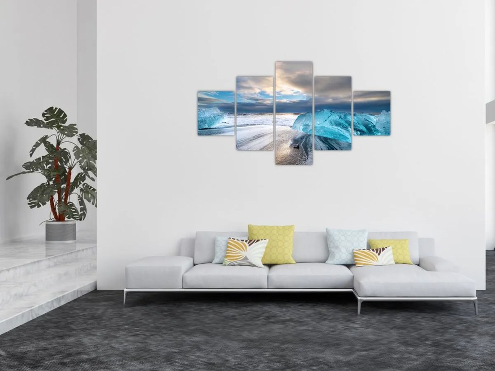 Obraz - Diamond Beach (125x70 cm)