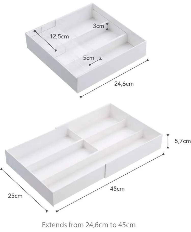 Plastikowy organizer do szuflady Tower – YAMAZAKI