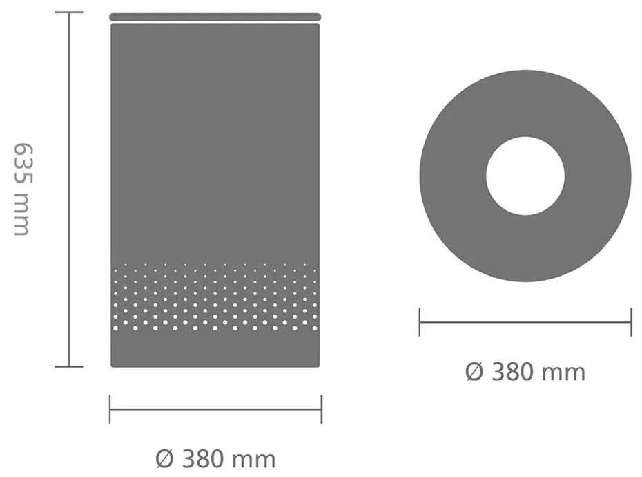 Metalowy kosz na pranie w kolorze matowej czerni 60 l – Brabantia