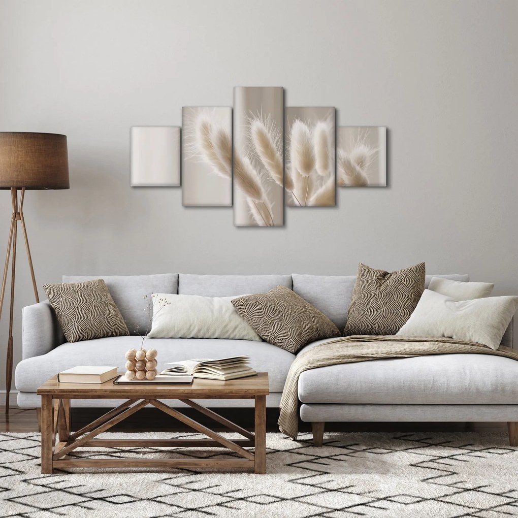 Obraz - Zajęcze ogonki (125x70 cm)