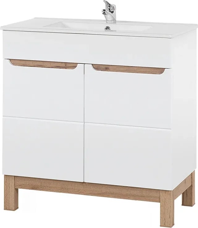 Szafka Z Umywalką 60 Cm W1-L24