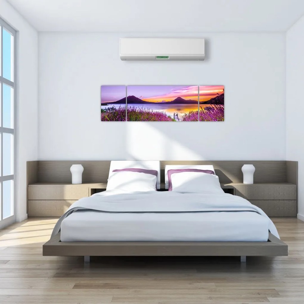 Obraz jeziora (170x50 cm)