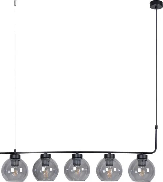 Industrialna duża lampa wisząca nad stół - 3X S809 F7-N92