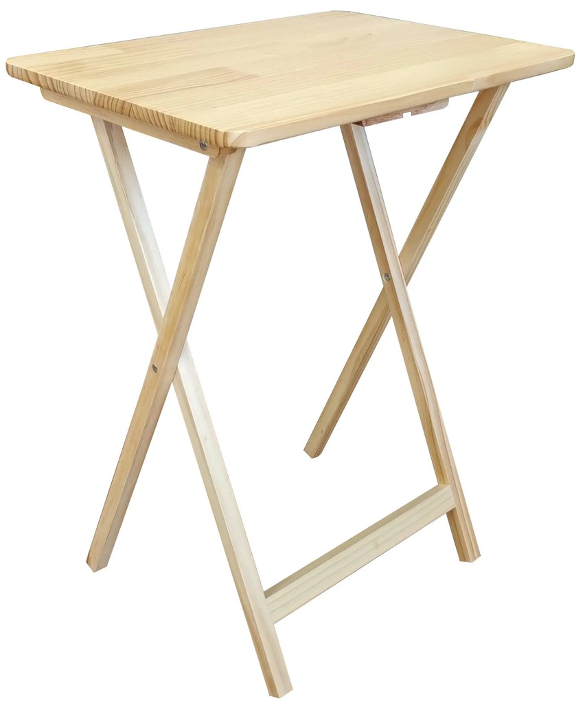 Składany stolik drewniany – lekki i praktyczny na balkon