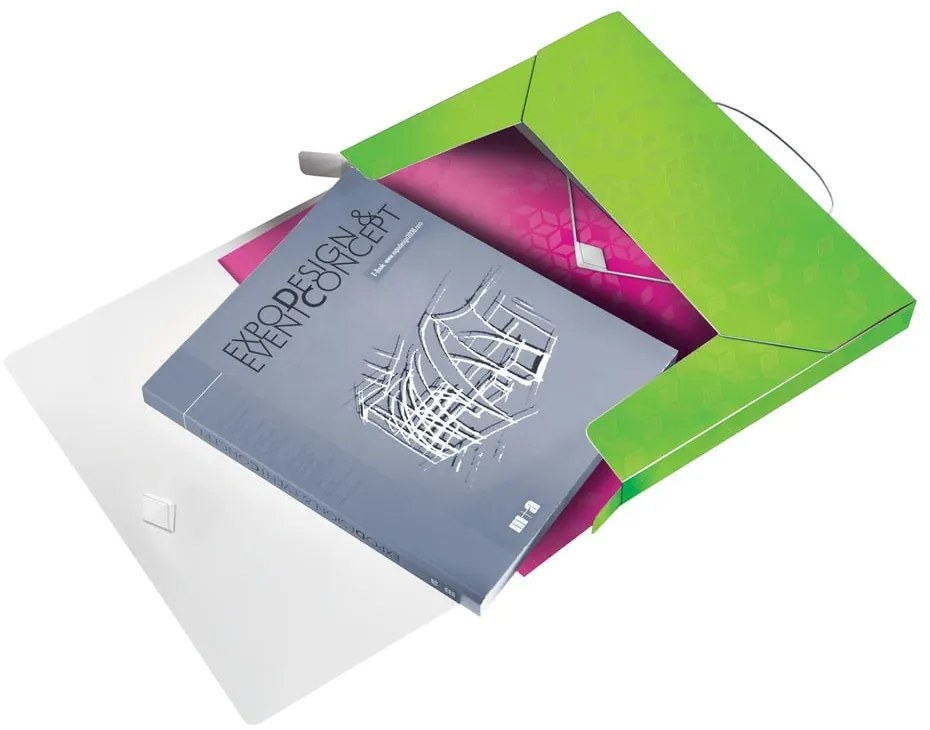 Plastikowy organizer na dokumenty WOW – Leitz