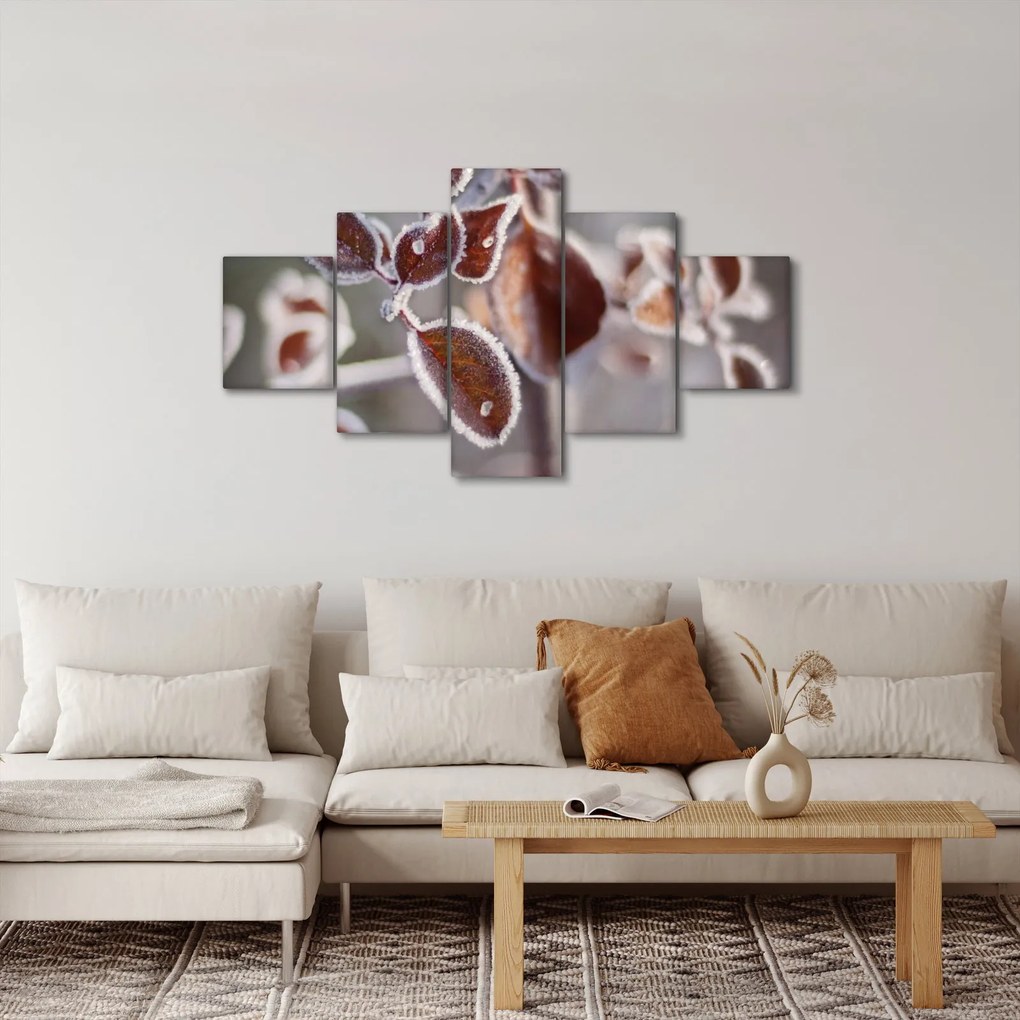 Obraz - Szczegół liści (125x70 cm)