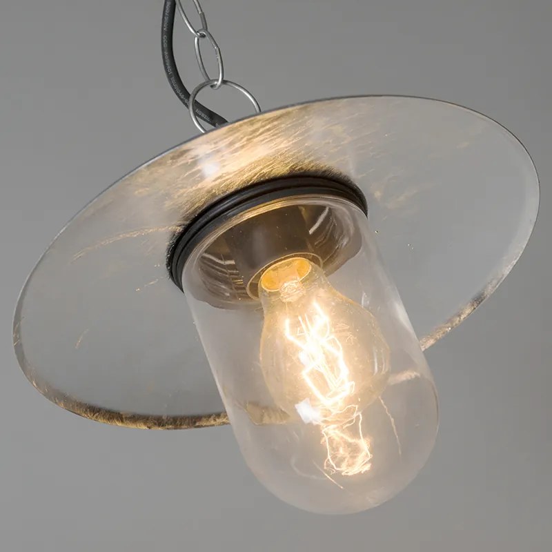 Zewnetrzna Industrialne - wisząca lampa cynkowa, IP44 - Munich Rustykalny / Vintage Oswietlenie zewnetrzne