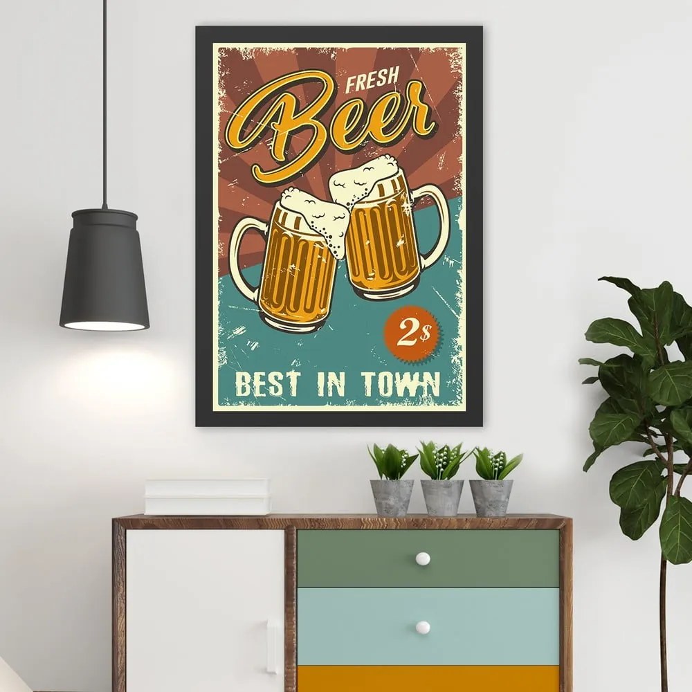 Obraz 40x55 cm Beer – Wallity