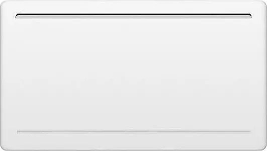 Elektryczny grzejnik stały o suchym wkładzie ceramicznym 1500W OCEANIC Rubis - Design łukowy - Biały