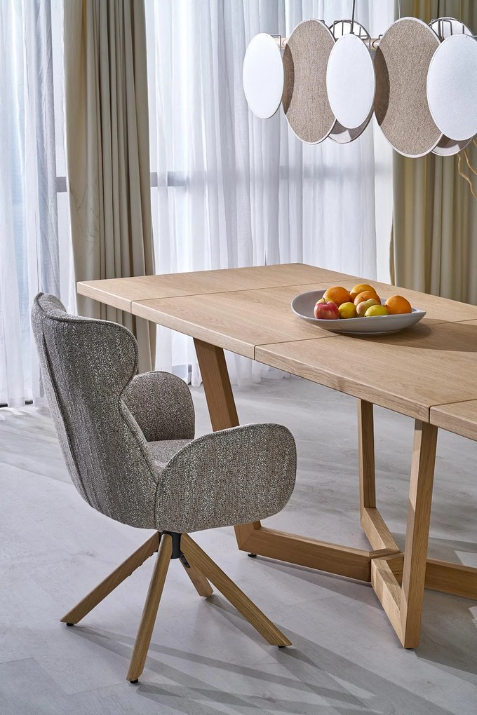 MASSIVE 3 stół rozkładany 160-250x90x77 cm dąb naturalny 6-10 osobowy