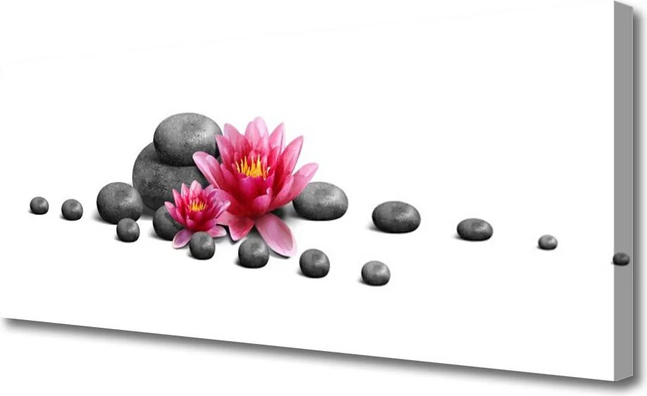 Fotoobraz na płótnie Harmonijny Lotos w Stylu Zen
