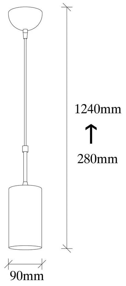 Lampa wisząca w kolorze złota Opviq lights Kem