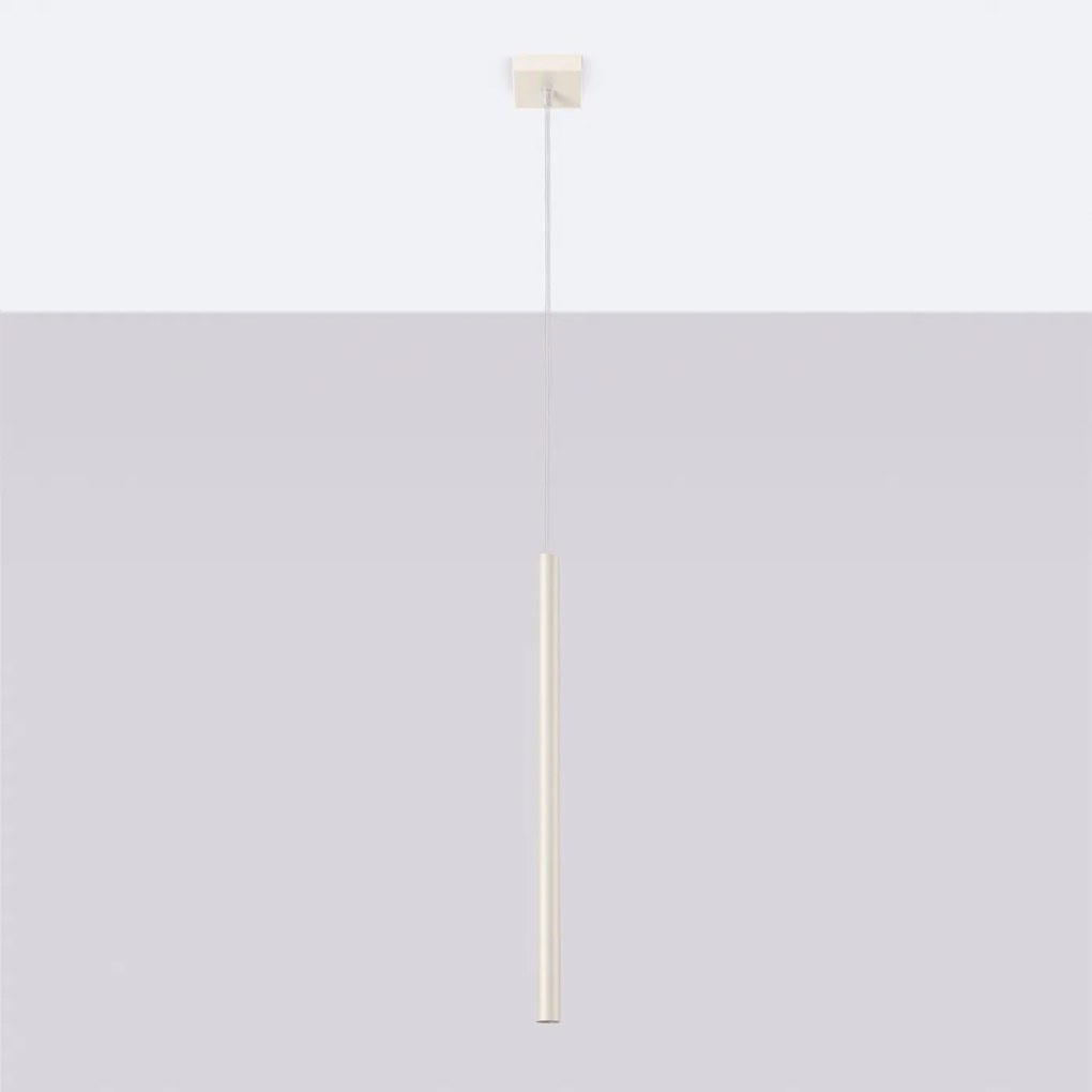 Lampa wisząca PASTELO 1 beżowa SOLLUX LIGHTING