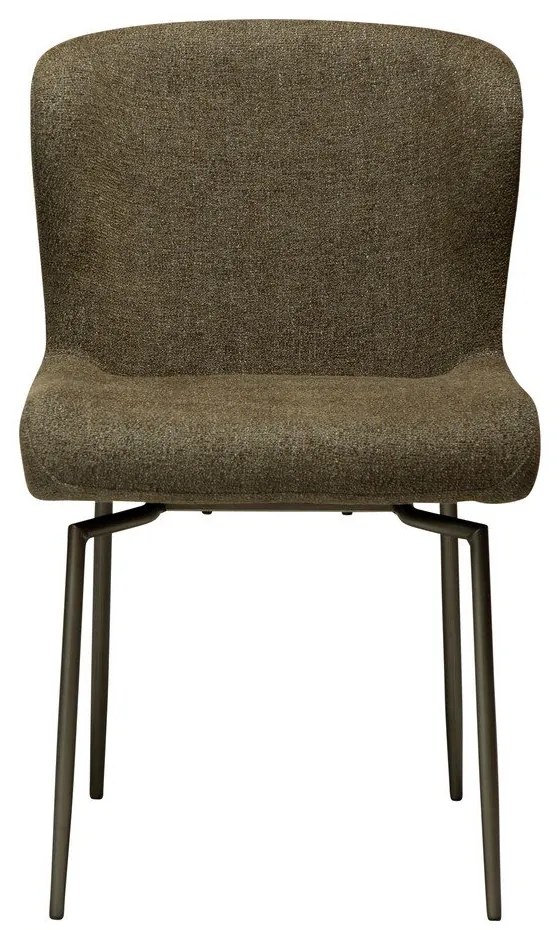Tapicerowane krzesło w kolorze khaki Glam – DAN-FORM Denmark
